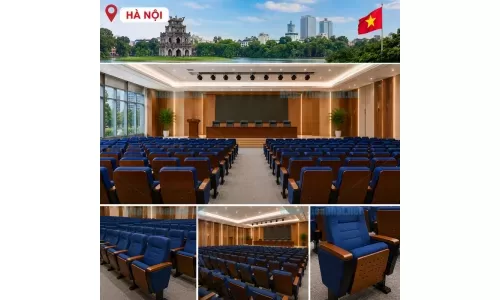 Bàn ghế hội trường tại Hà Nội