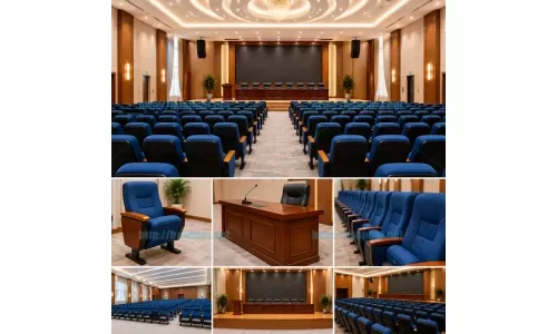 Bàn ghế hội trường cho trung tâm hội nghị