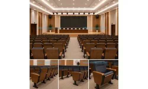 Bàn ghế hội trường gỗ công nghiệp