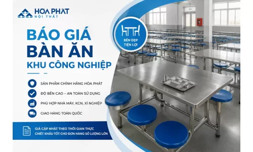 Báo giá bàn ăn khu công nghiệp