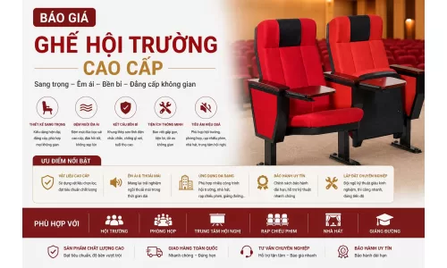 Báo giá Ghế hội trường cao cấp