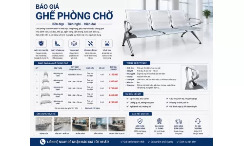 Báo giá ghế phòng chờ