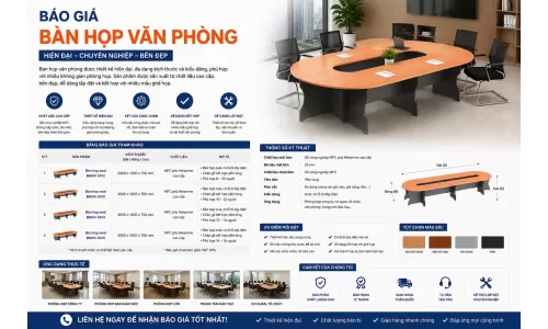 Báo giá Bàn họp văn phòng