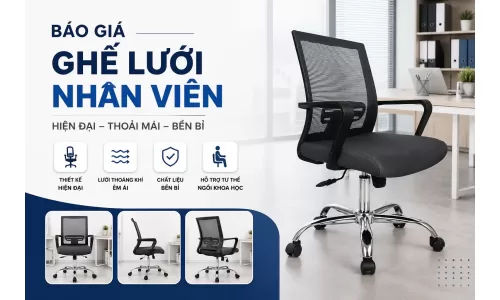 Báo giá Ghế lưới nhân viên