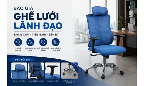 Báo giá Ghế lưới lãnh đạo