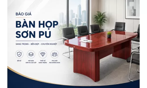 Báo giá Bàn họp sơn PU