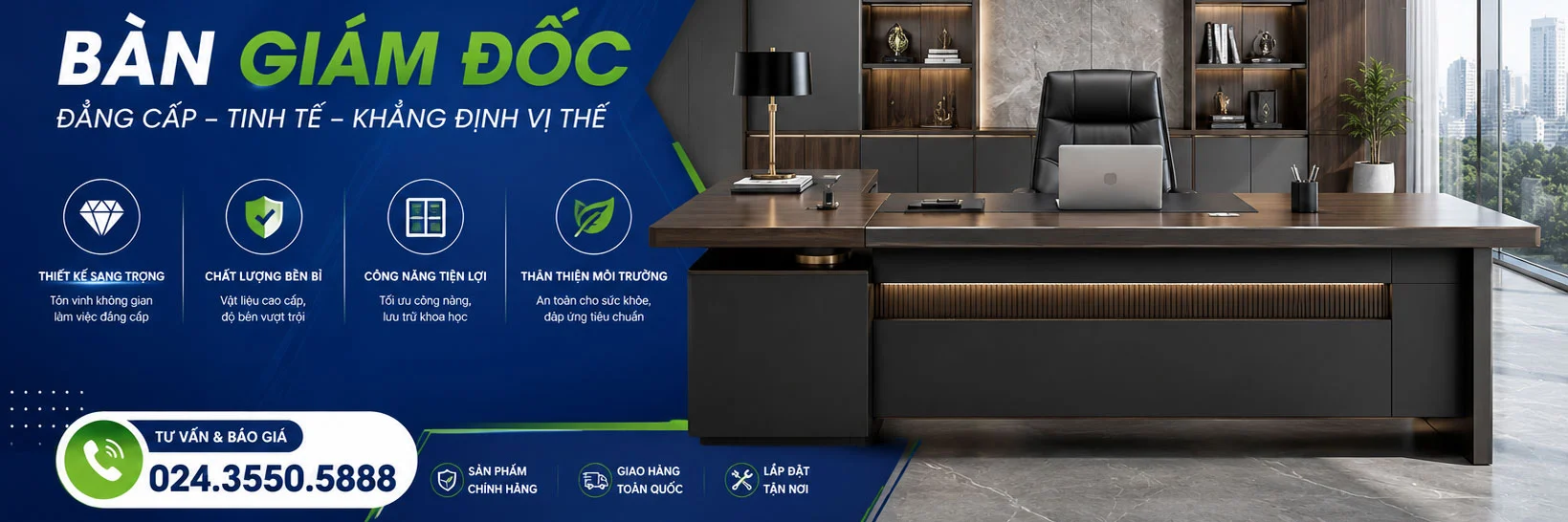 Bàn giám đốc Hòa Phát