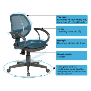 Ưu điểm Ghế Lưới GL101