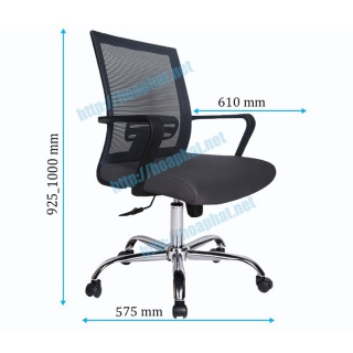 kích thước Ghế lưới GL117M