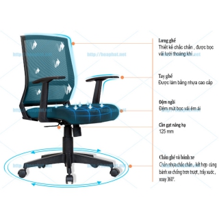 ưu điểm Ghế lưới GL214N
