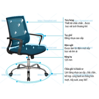 Ưu điểm Ghế lưới GL216