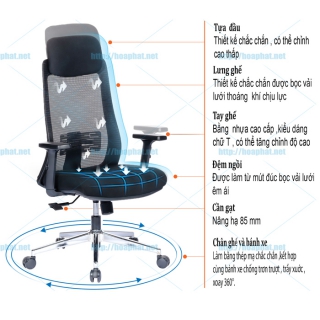 Ghế lưới GL345
