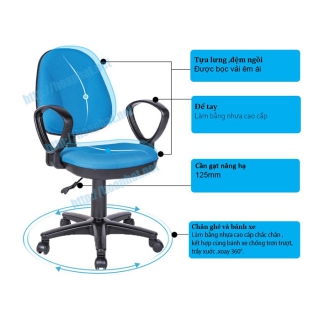Ưu điểm Ghế nhân viên SG550