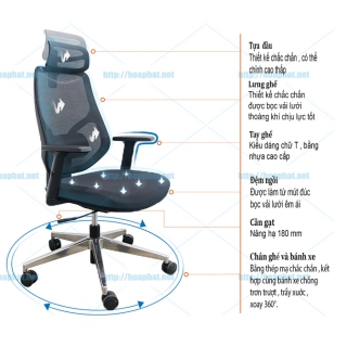 Ghế xoay lưới FMX826