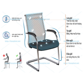 Ghế lưới chân quỳ GL410