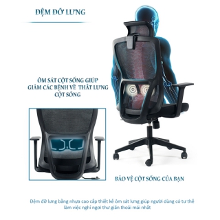 Ghế xoay lưới FMX836TD