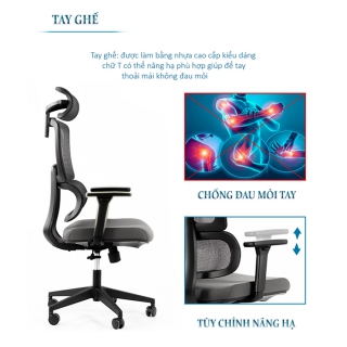 Ghế xoay lưới FMX838TDN