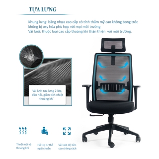 Ghế xoay lưới FMX824