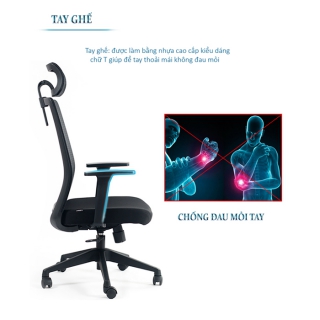 Ghế xoay lưới FMX824