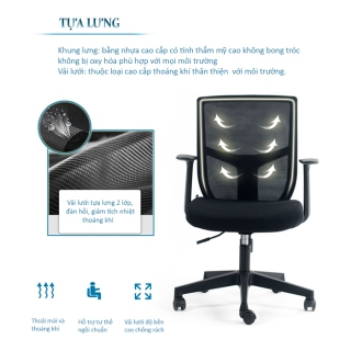 Ghế xoay lưới FMX606