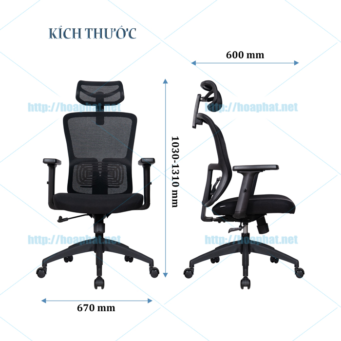 Ghế xoay lưới FMX828