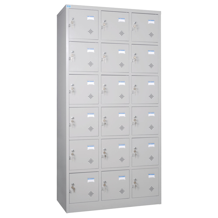 Mẫu tủ locker 18 ngăn ưa chuộng làm tủ đựng đồ cho nhân viên 1