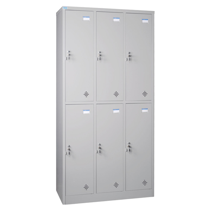Tủ locker sắt 6 ngăn được sử dụng làm tủ tài liệu văn phòng 3