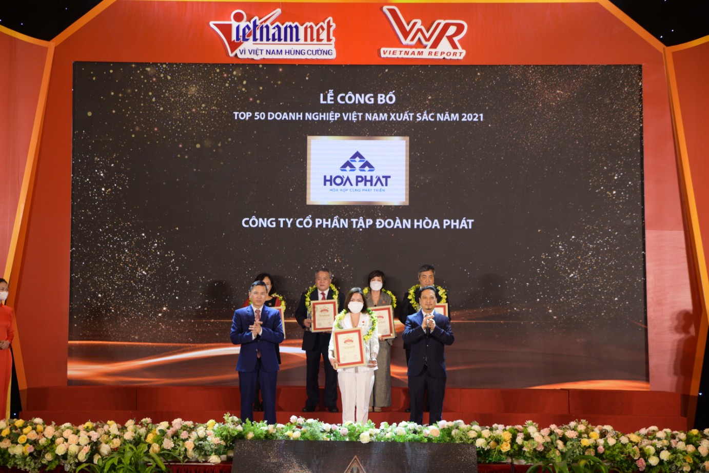 Hòa Phát vào Top 50 Doanh nghiệp Việt Nam xuất sắc năm 2021