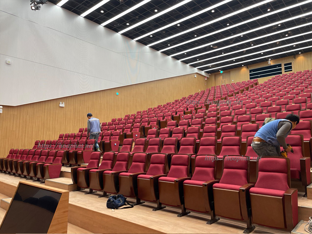 Dự án cung cấp và lắp đặt ghế hội trường tại Trung tâm Samsung R&D Việt Nam