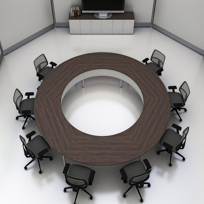 Bàn tròn văn phòng: Lựa chọn tối ưu cho không gian làm việc hiện đại