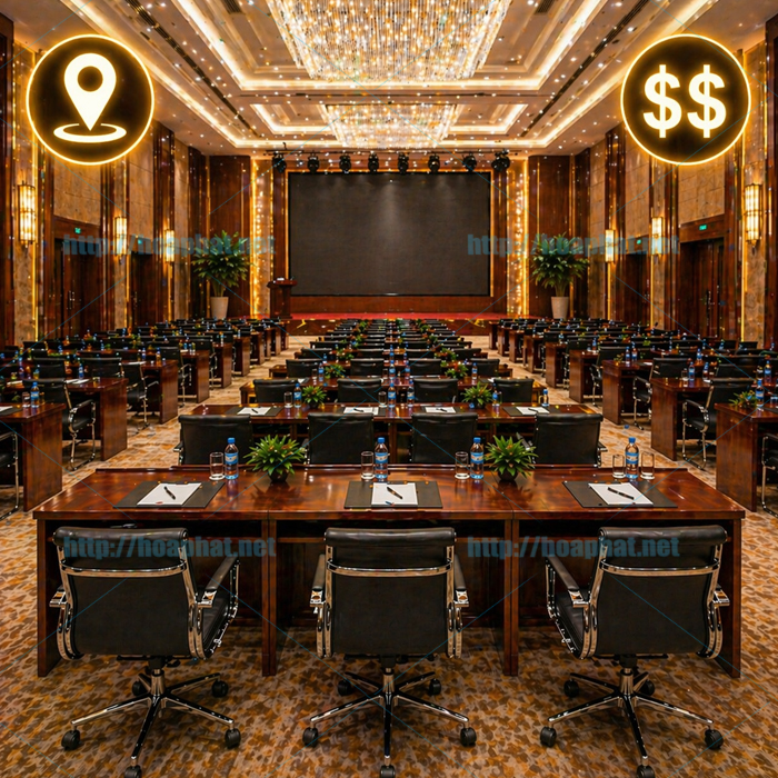 Bàn hội trường giá tốt tại Hà Nội