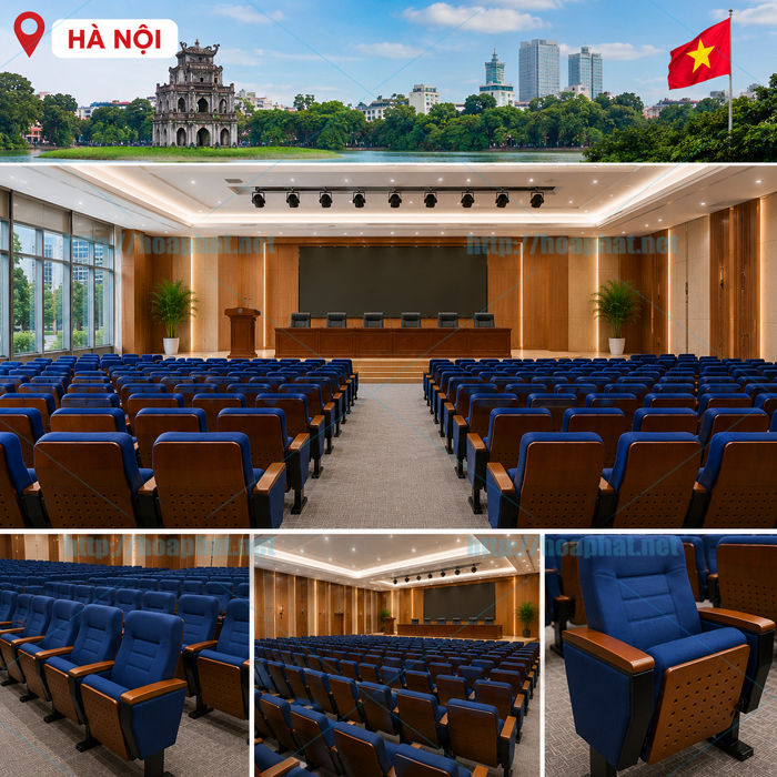 Bàn ghế hội trường tại Hà Nội