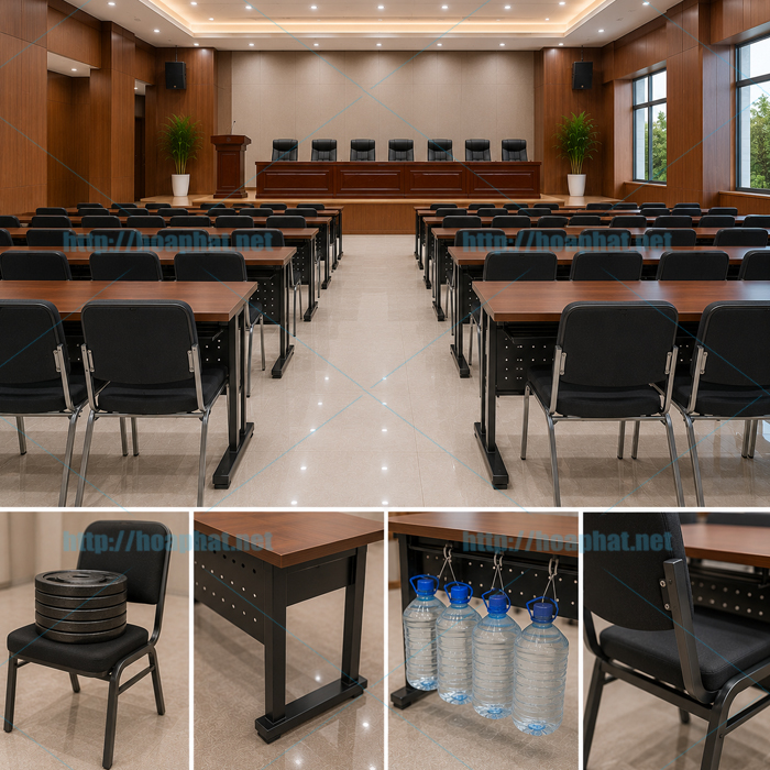 Bàn ghế hội trường chịu lực tốt