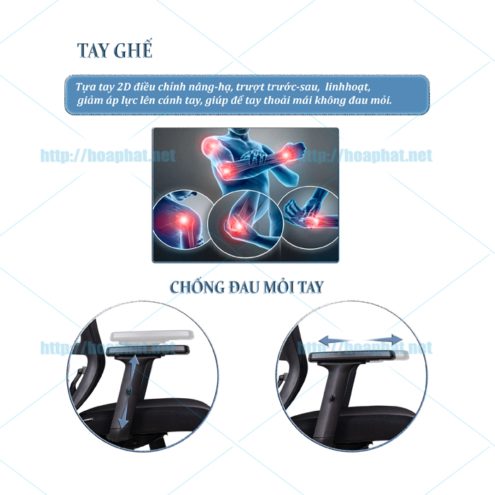 Ghế xoay lưới nhập khẩu FMX828