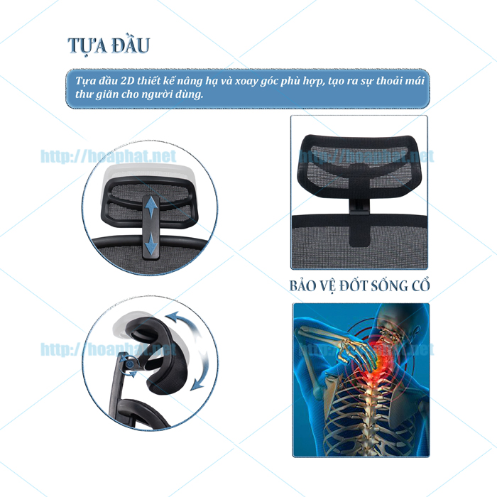 Ghế xoay lưới nhập khẩu FMX828