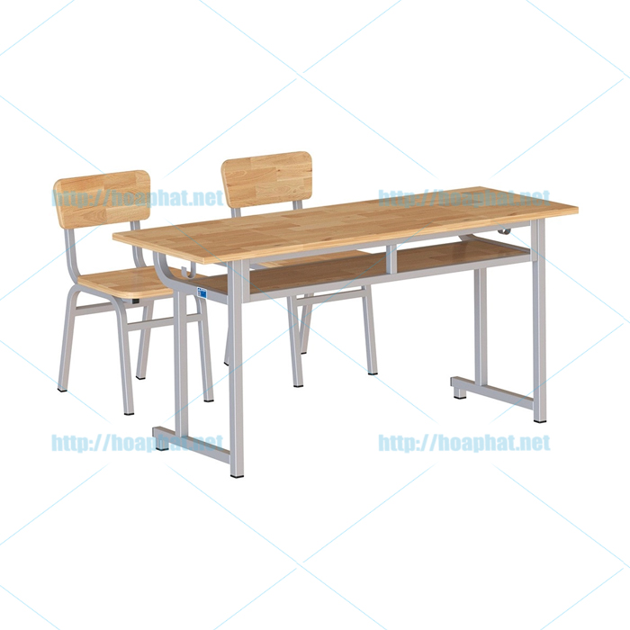 Bàn ghế học sinh gỗ cao su BHS112-4R GHS112-4R